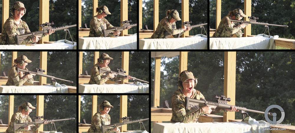JulieG & the 50 cal JulieG & the 50 cal