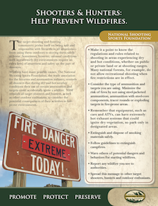 NSSF's Fire Warning Flyer Thumb NSSF's Fire Warning Flyer