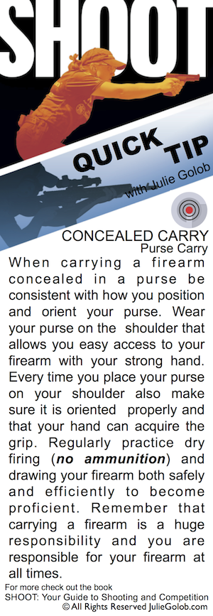 SHOOT Tip - Purse Carry Consistency SHOOT Tip - Purse Carry Consistency