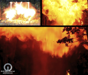 Wall of Fire at the #GirlsGunGetaway Wall of Fire at the #GirlsGunGetaway