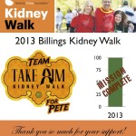 2013 Billings Kidney Walk