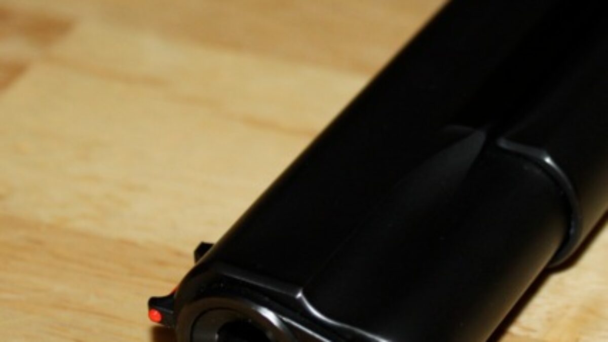 S&W Pro Series 9mm 1911 - Stock Stainless & Pete Single Custom, Ion Bond Black
