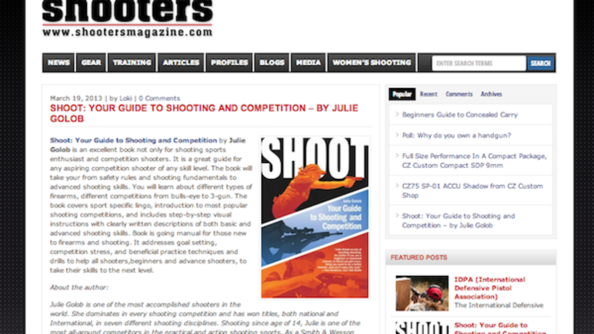 As Seen On - Shooters Magazine