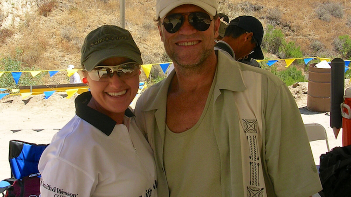 On the range with Michael Rooker
