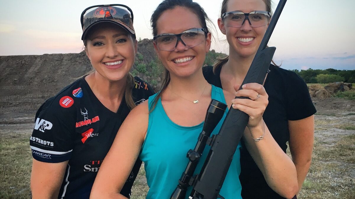 Julie Golob teaches Love at First Shot's Erin and Maddy on the Thompson Center Compass