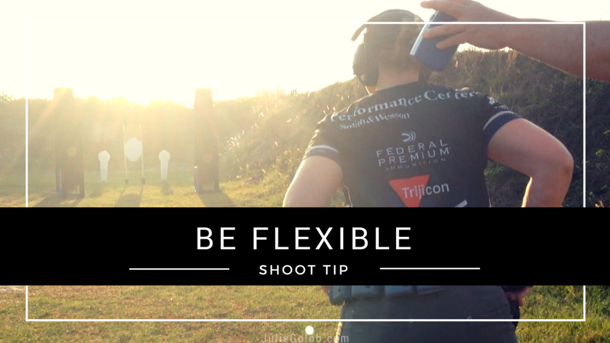 Julie Golob's SHOOT Tip on being mentally flexible