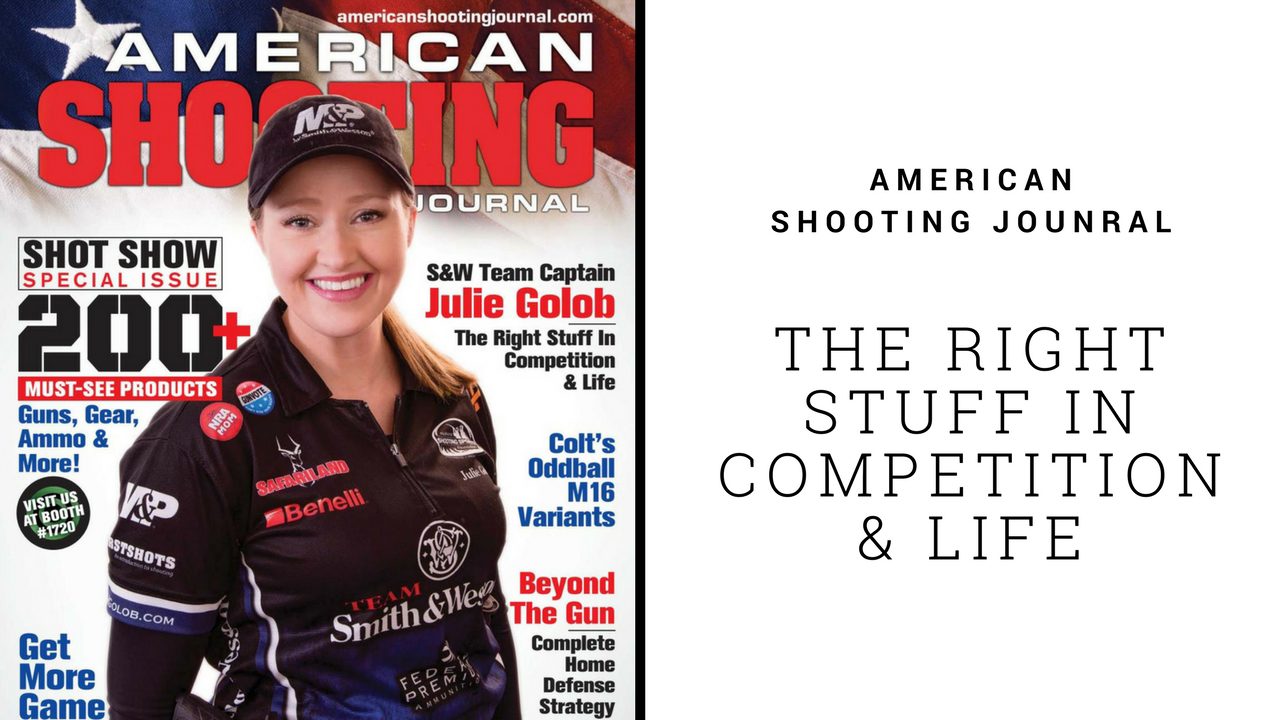 Julie Golob Featured & On the Cover of American Shooting Journal
