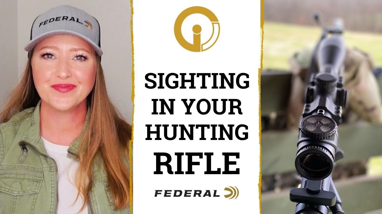 New Hunter Tip - How to Sight in your Deer Rifle with Julie Golob