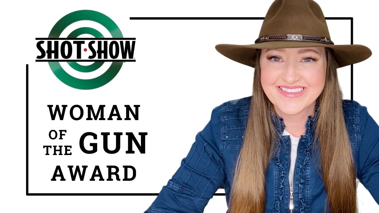 Julie-Golob-wins-Woman-of-the-Gun-Award-at-SHOT-Show